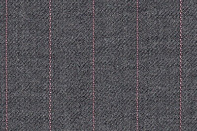 Grey with Orange Pin Stripe