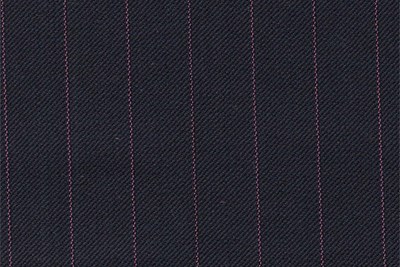 Navy with Fuchsia Pin Stripe