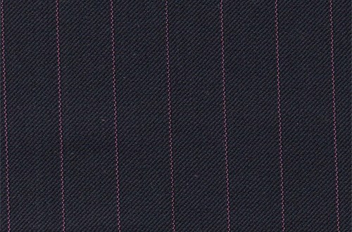Navy with Fuchsia Pin Stripe