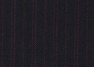 Black Self stripe with narrow Red Stripe