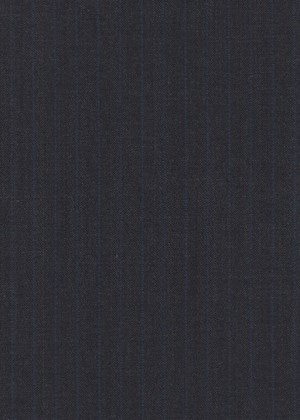 Dark Grey Herringbone w/Blue Pinstripe