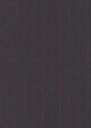 Grey w/Orange Pinstripe