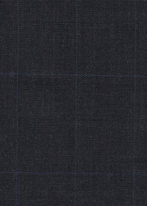 Dark Grey with blue check
