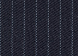 Navy with Sky narrow chalk stripe