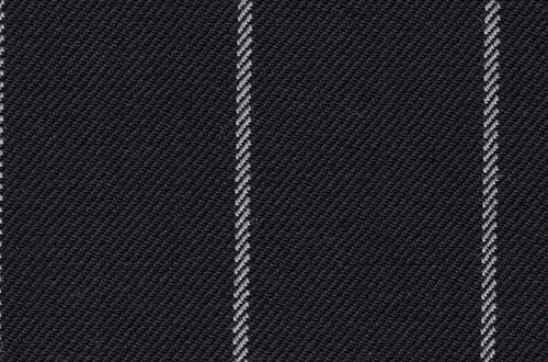 Black with white chalk stripe