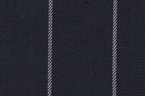 Navy with white chalk stripe