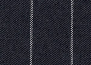 Navy with white chalk stripe