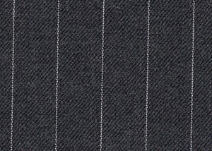Grey with white pin stripe