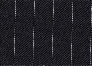Black white white pin stripe