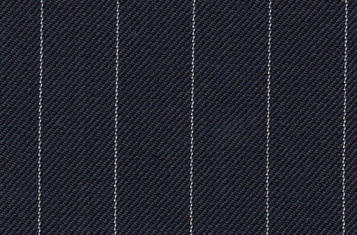 Navy with white pin stripe