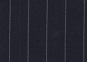 Navy with white pin stripe