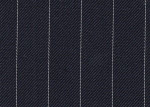 Navy with white pin stripe
