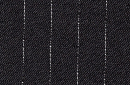 Dark Brown with white pin stripe