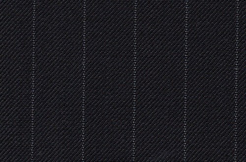 Black with Grey Pin stripe