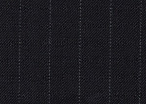 Black with Grey Pin stripe