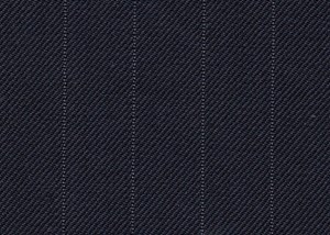 Navy with grey pin stripe