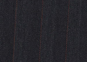 Grey Herringbone with orange pin stripe
