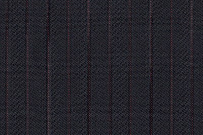 Black with narrow red stripe