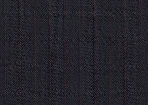 Black with narrow red stripe