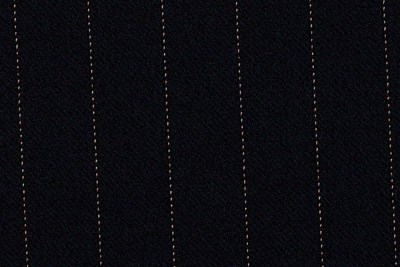Black with Gold Pin Stripe