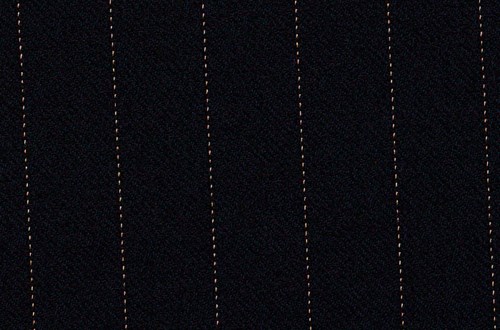 Black with Gold Pin Stripe