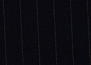 Black with Gold Pin Stripe