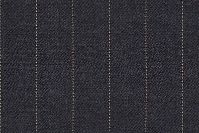 Grey with Gold Pin Stripe