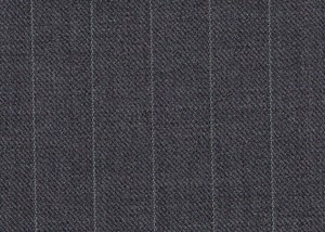 Grey with White Pin Stripe