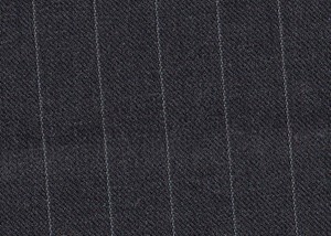 Dark Grey with White pin Stripe