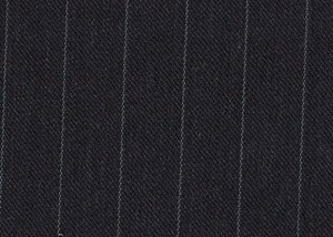 Charcoal Grey with White pin Stripe
