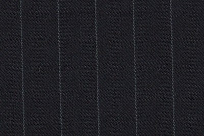 Black with White pin Stripe
