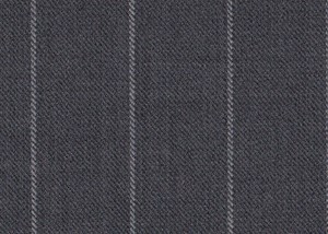 Light Grey with Ivory Chalk Stripe