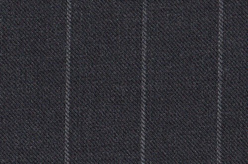 Grey with ivory Chalk Stripe