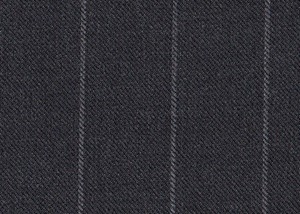 Grey with ivory Chalk Stripe