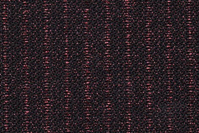 Black with Red Lurex Stripe