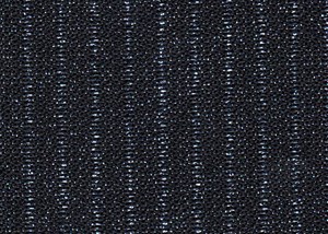 Black with Light Blue Lurex Stripe