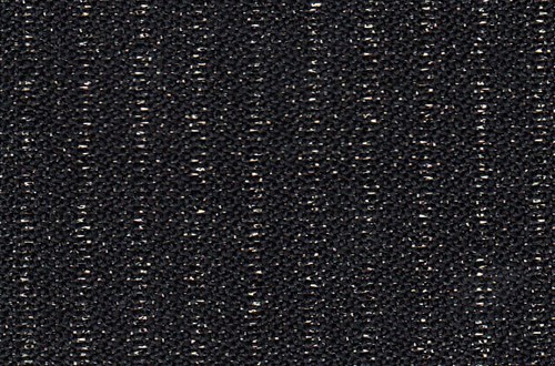 Black with Gold Lurex Stripe