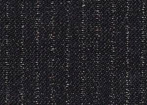 Black with Gold Lurex Stripe