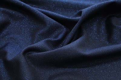 Plain Navy With Blue Lurex