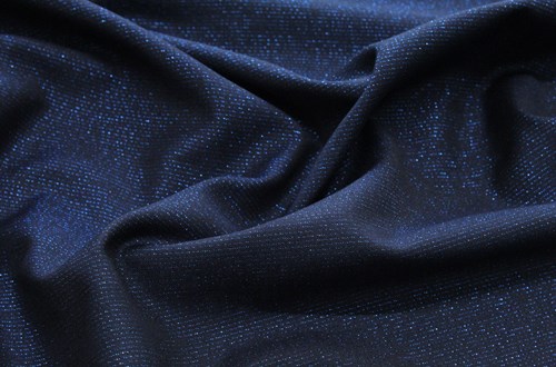 Plain Navy With Blue Lurex