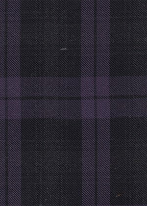 Black with Grey & Purple check