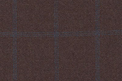 Brown with Blue overcheck