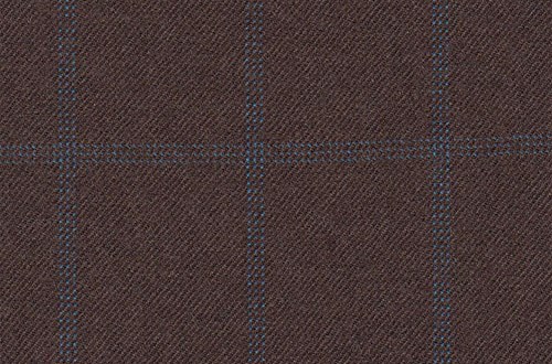 Brown with Blue overcheck