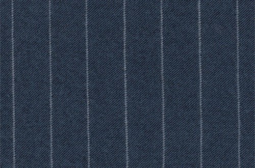 Lt Blue with White Chalk Stripe