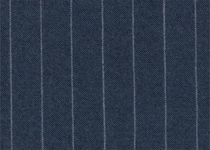 Lt Blue with White Chalk Stripe