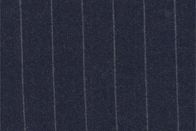 Navy Blue with white chalk stripe
