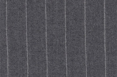 Grey with white chalk stripe