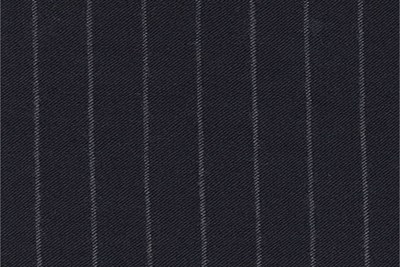Navy with white chalk stripe
