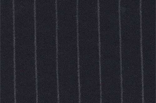 Navy with white chalk stripe