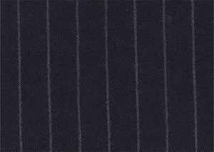 Navy with white chalk stripe